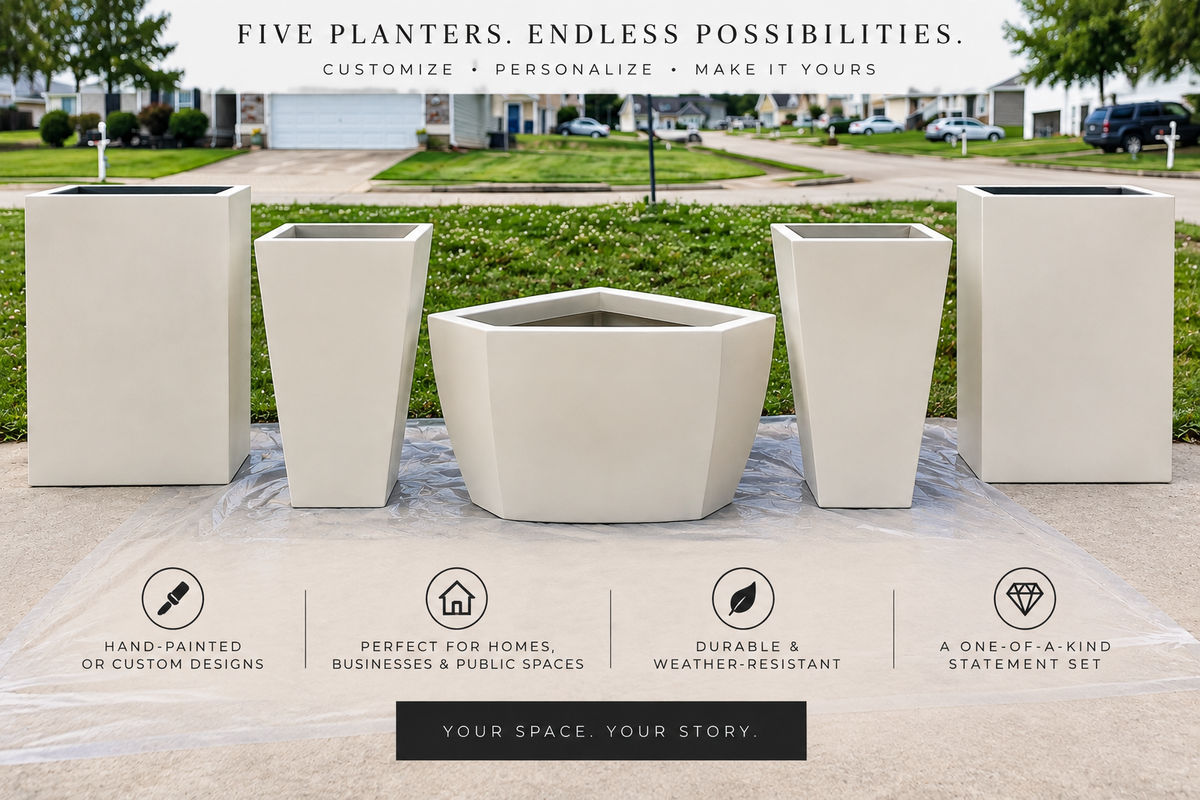 Your Story | Custom Five-Piece Planter Collection