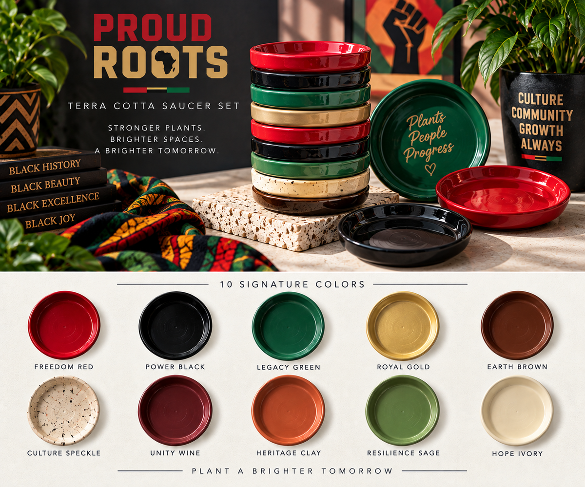 The Proud Roots Collection | Saucer Set