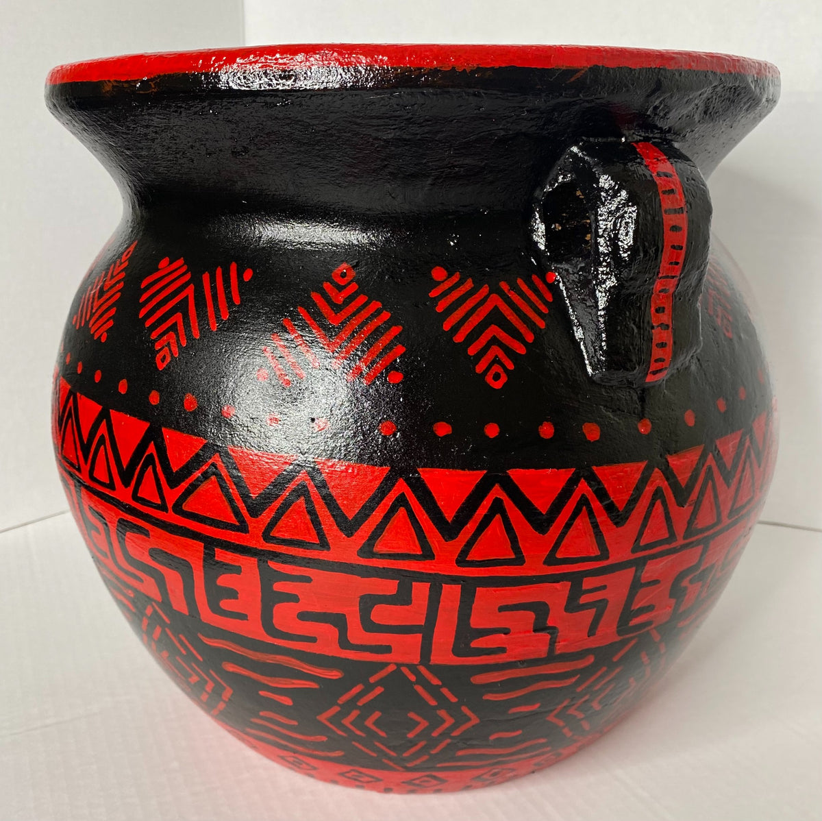 "Rooted in Rhythm" — Hand-Painted Planter Duo | 2021